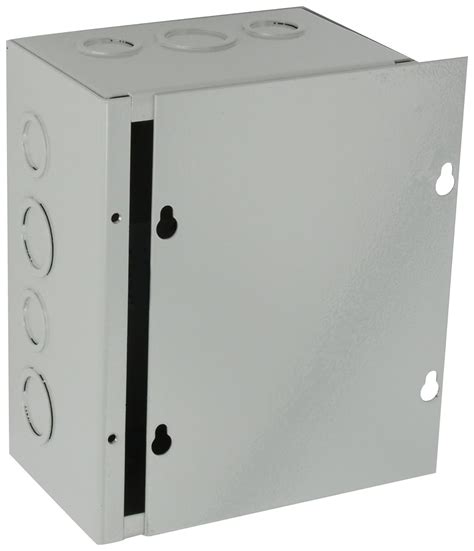 sheet metal junction box with knockout and lift-off screw cover|JB.